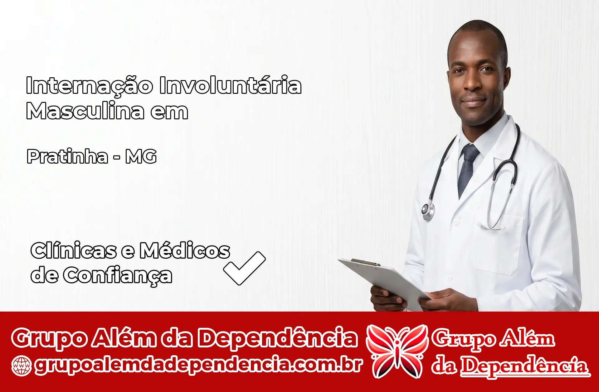 Internação Involuntária Masculina em Pratinha – MG