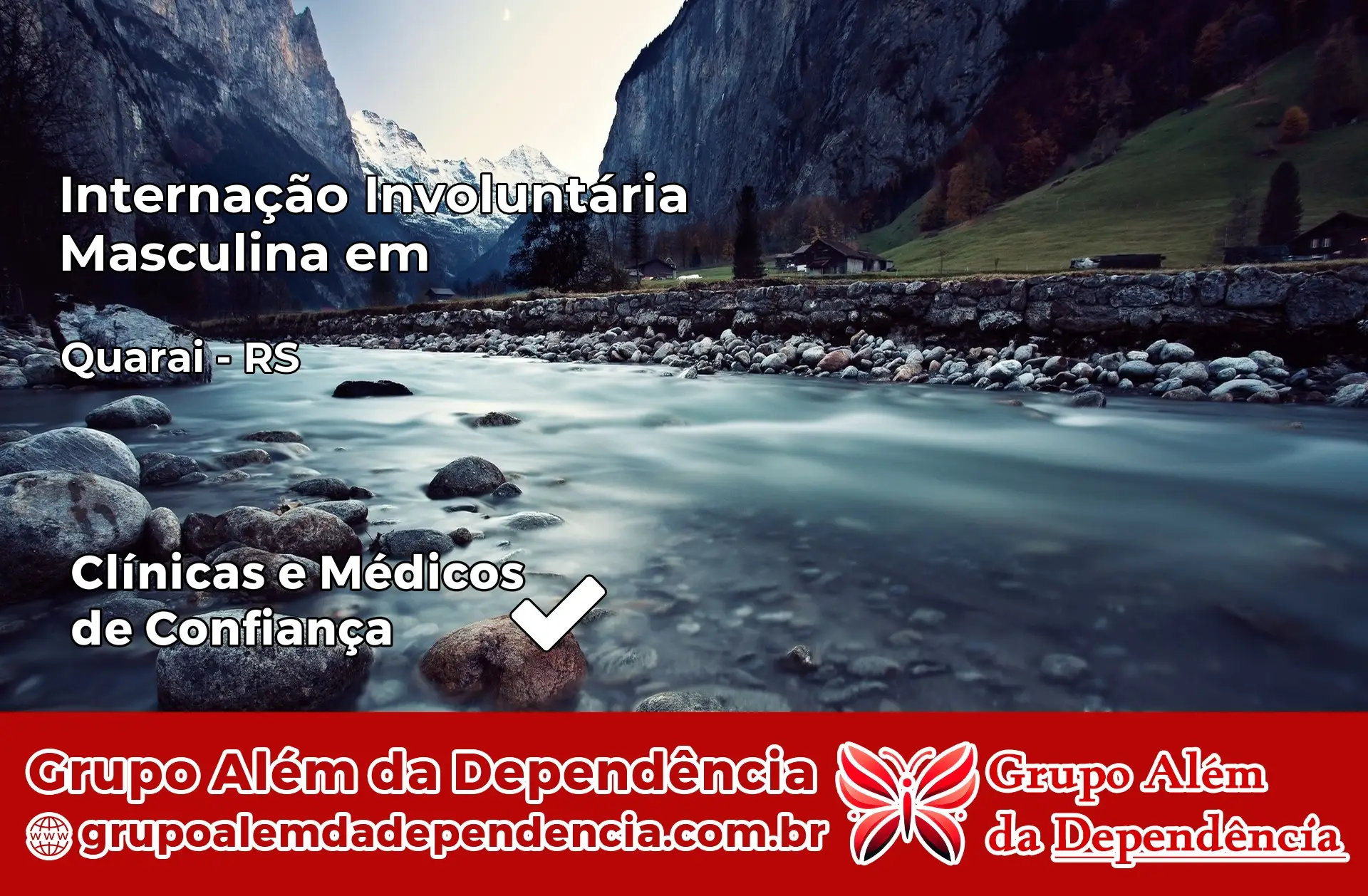Internação Involuntária Masculina em Quaraí – RS