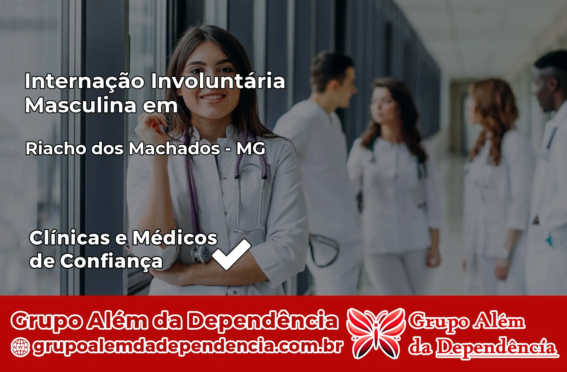 Internação Involuntária Masculina em Riacho dos Machados – MG