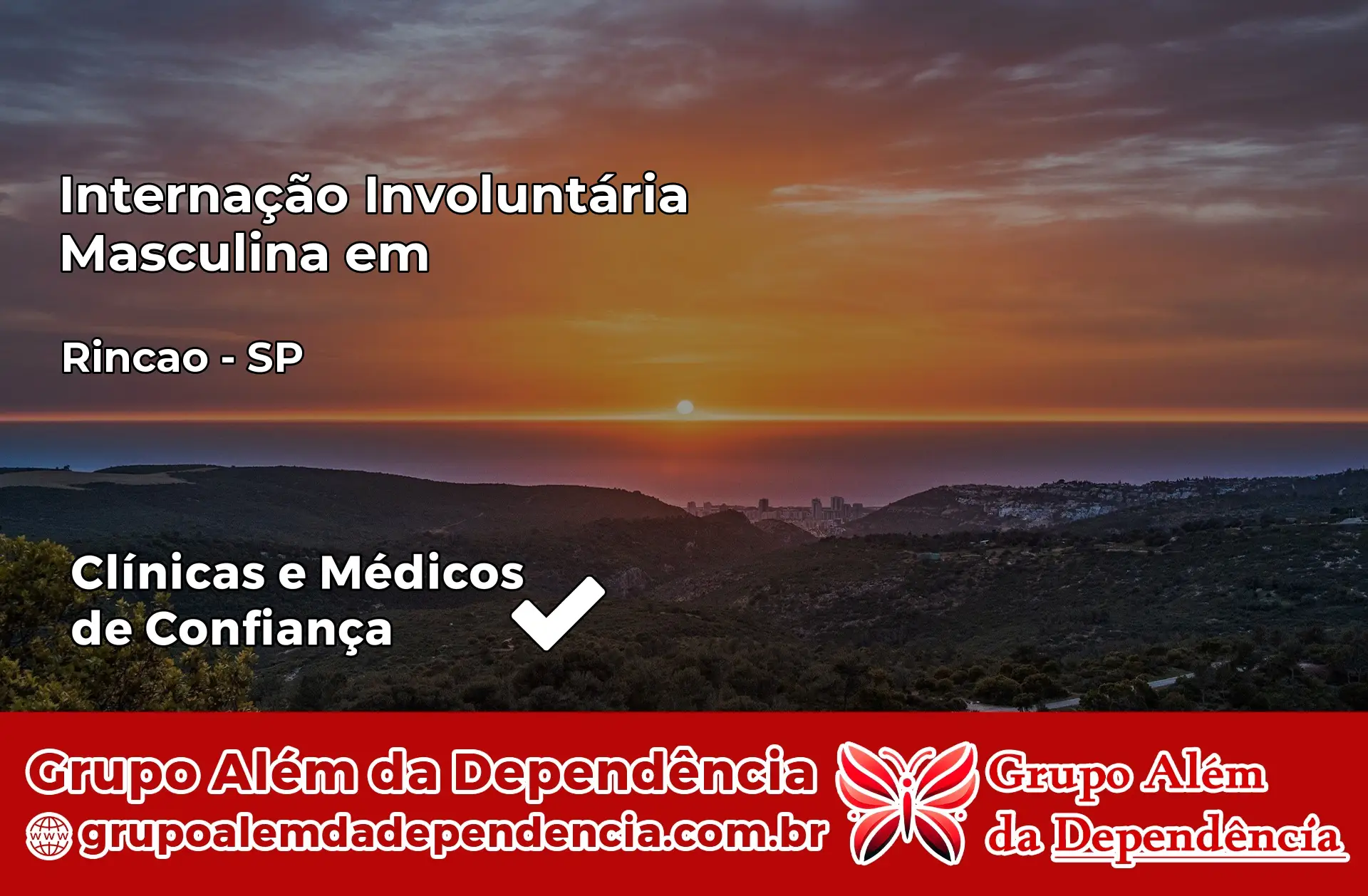 Internação Involuntária Masculina em Rincão – SP