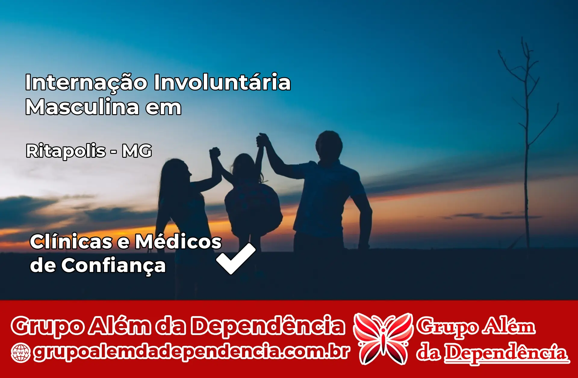 Internação Involuntária Masculina em Ritápolis – MG