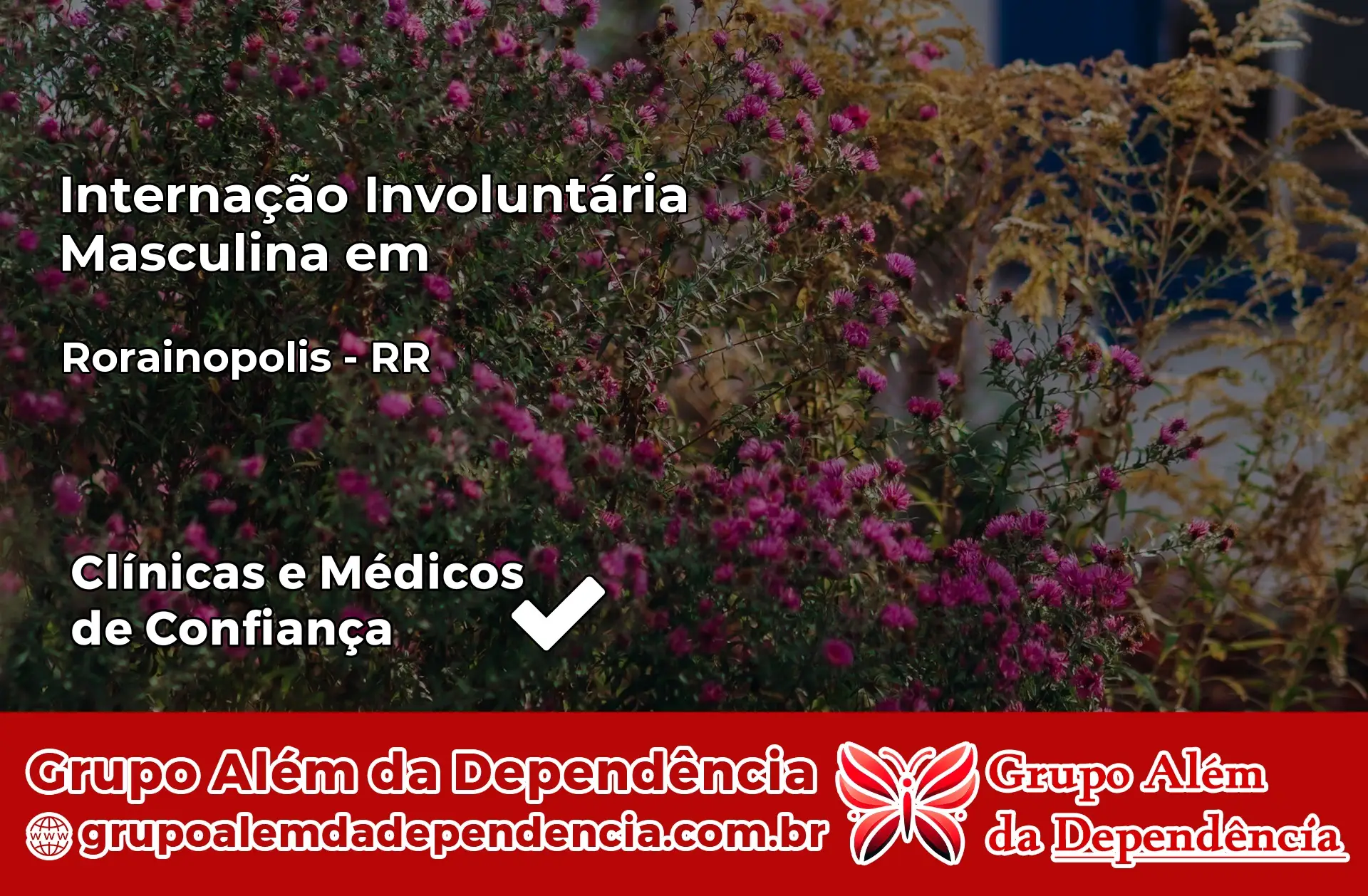 Internação Involuntária Masculina em Rorainópolis – RR