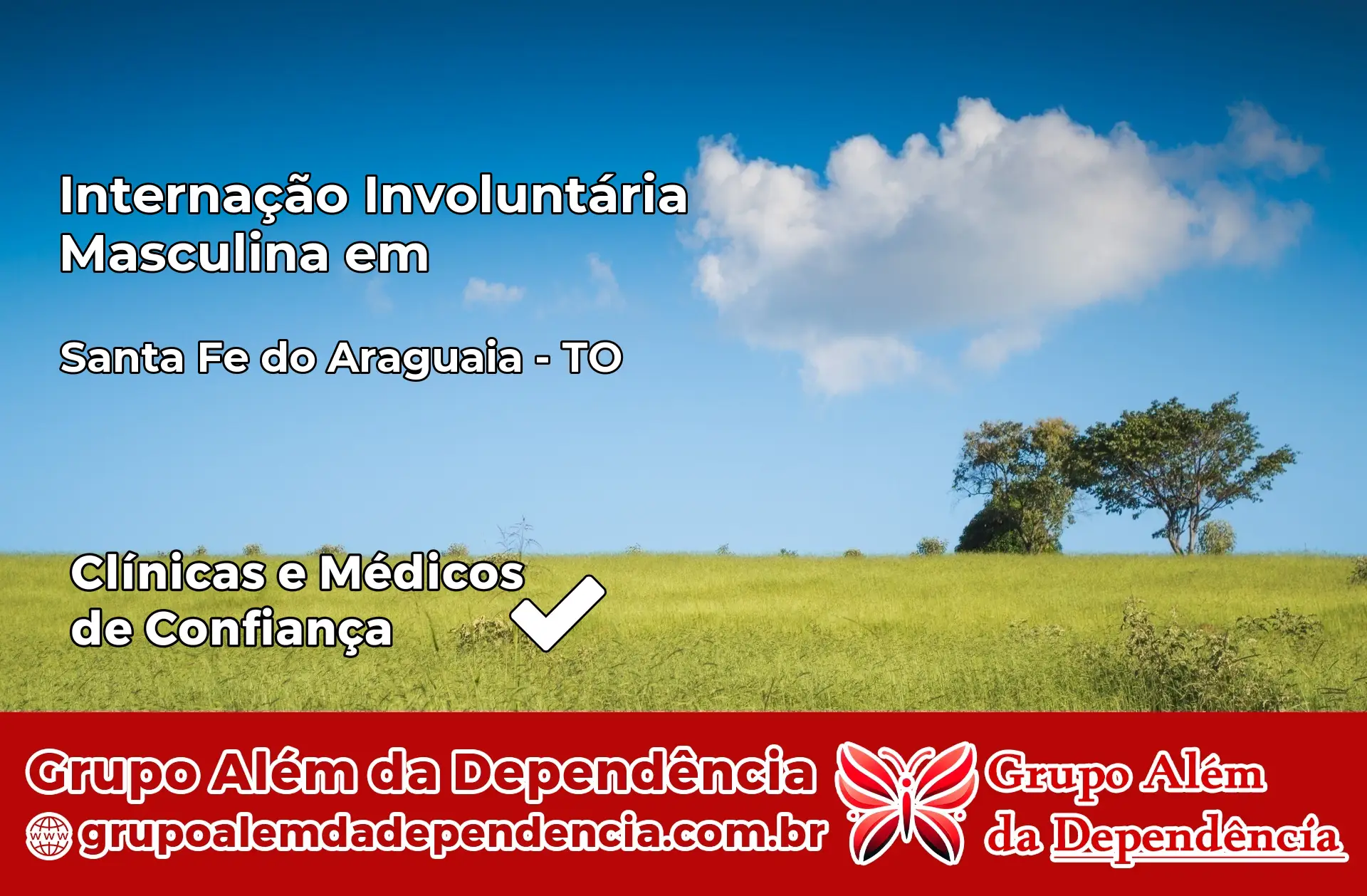 Internação Involuntária Masculina em Santa Fé do Araguaia – TO