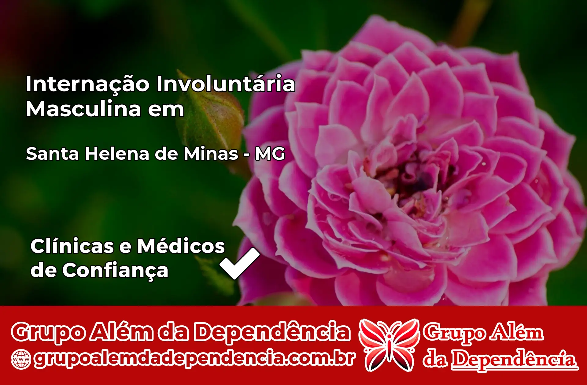 Internação Involuntária Masculina em Santa Helena de Minas – MG