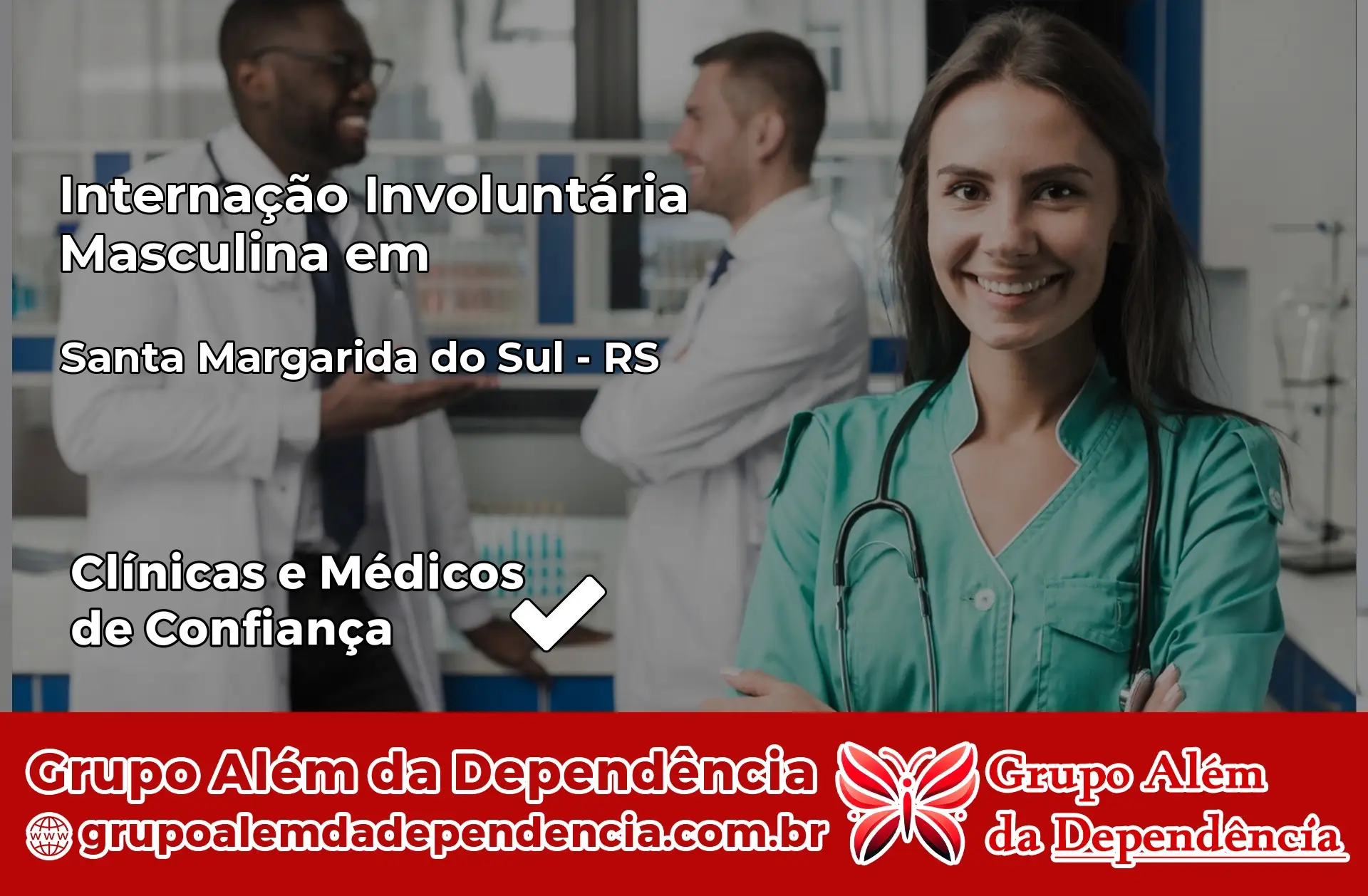 Internação Involuntária Masculina em Santa Margarida do Sul – RS