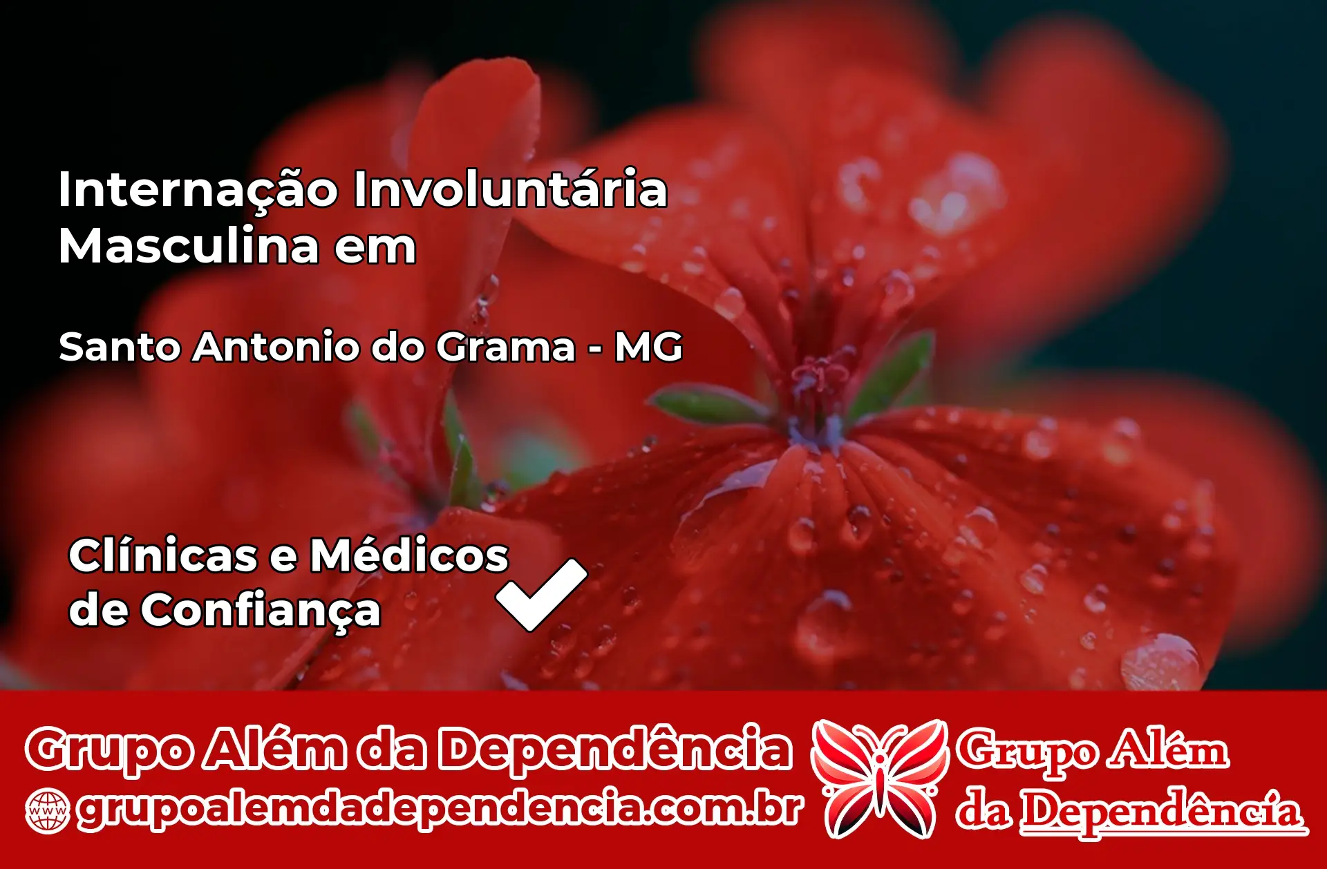 Internação Involuntária Masculina em Santo Antônio do Grama – MG