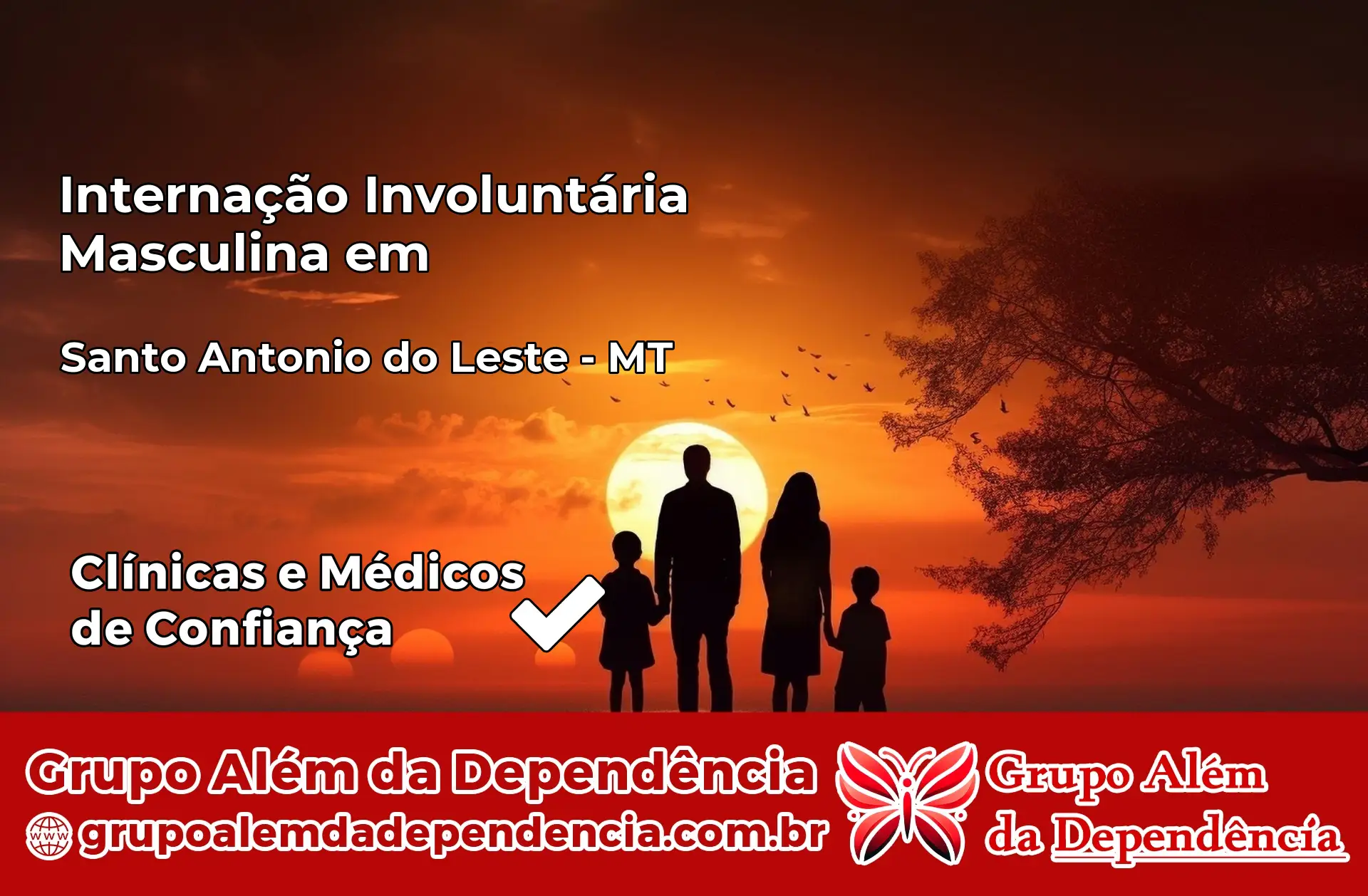 Internação Involuntária Masculina em Santo Antônio do Leste – MT