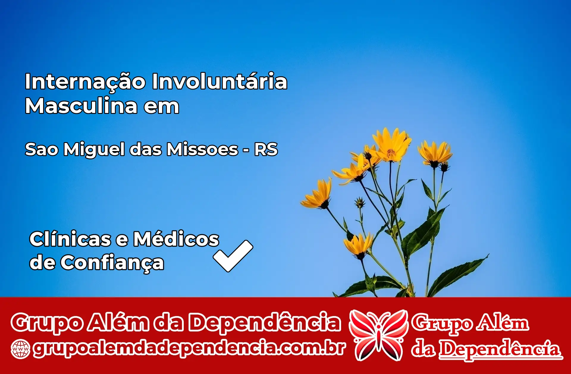 Internação Involuntária Masculina em São Miguel das Missões – RS