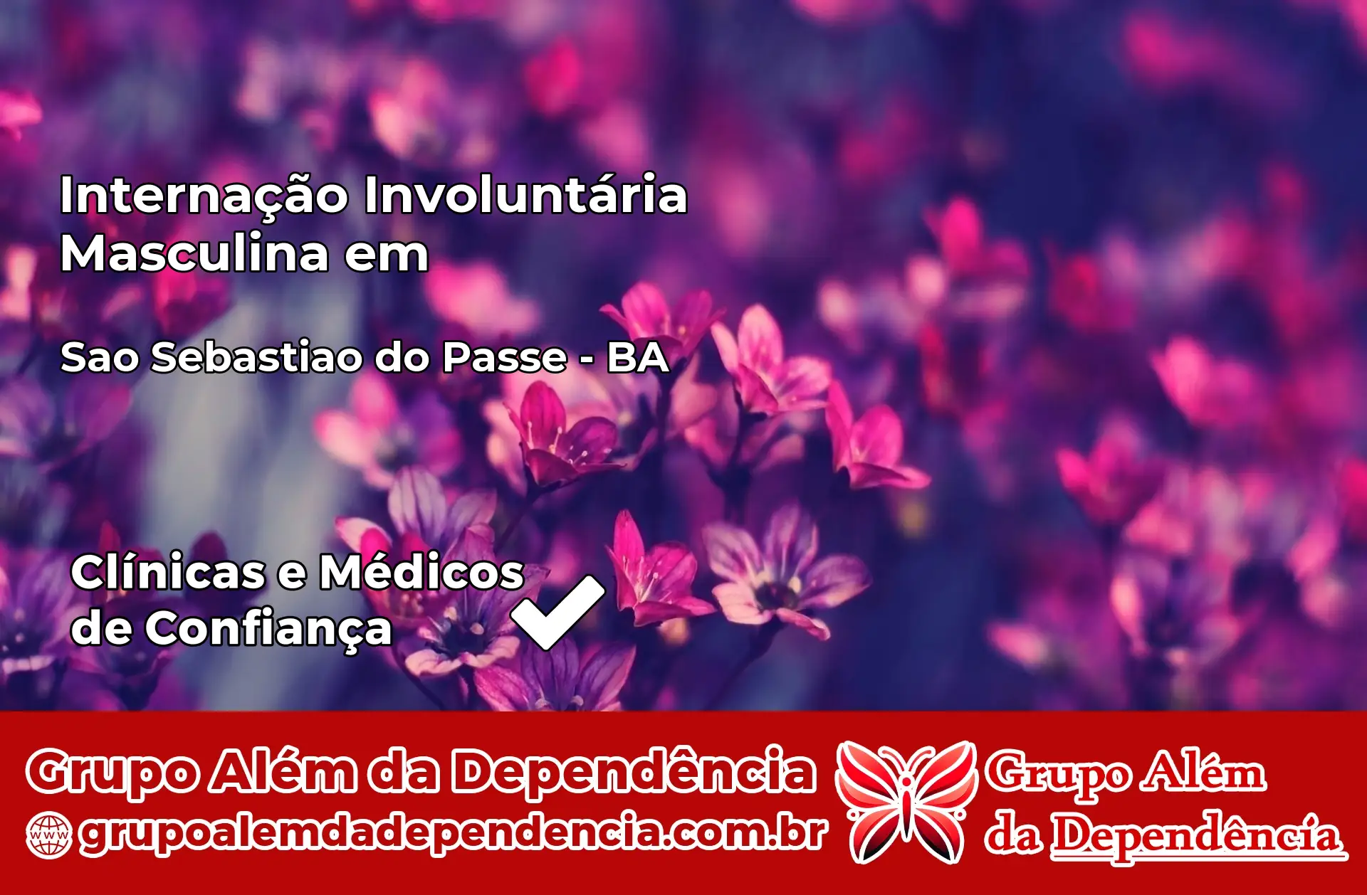 Internação Involuntária Masculina em São Sebastião do Passé – BA