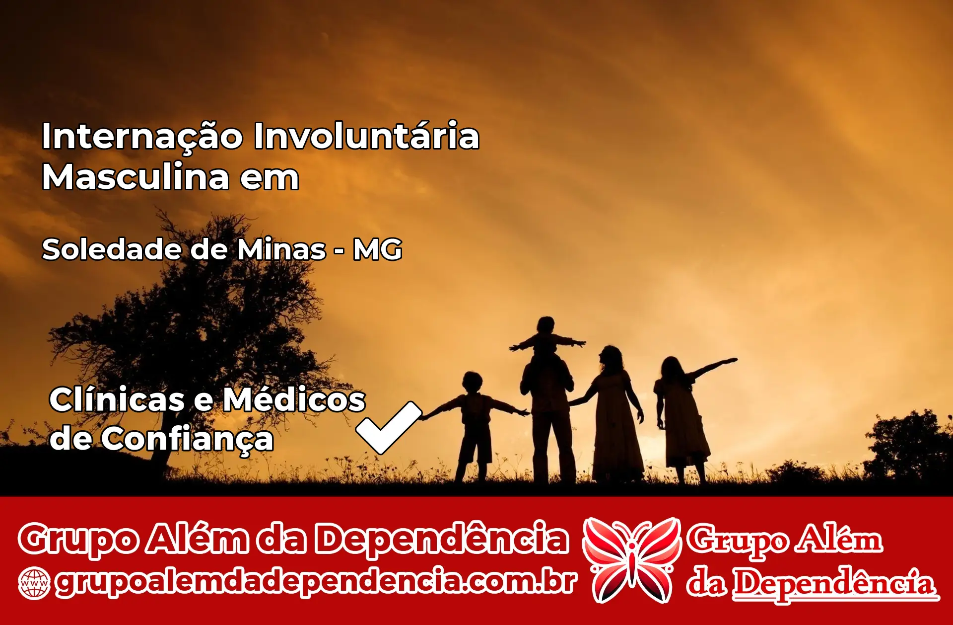 Internação Involuntária Masculina em Soledade de Minas – MG