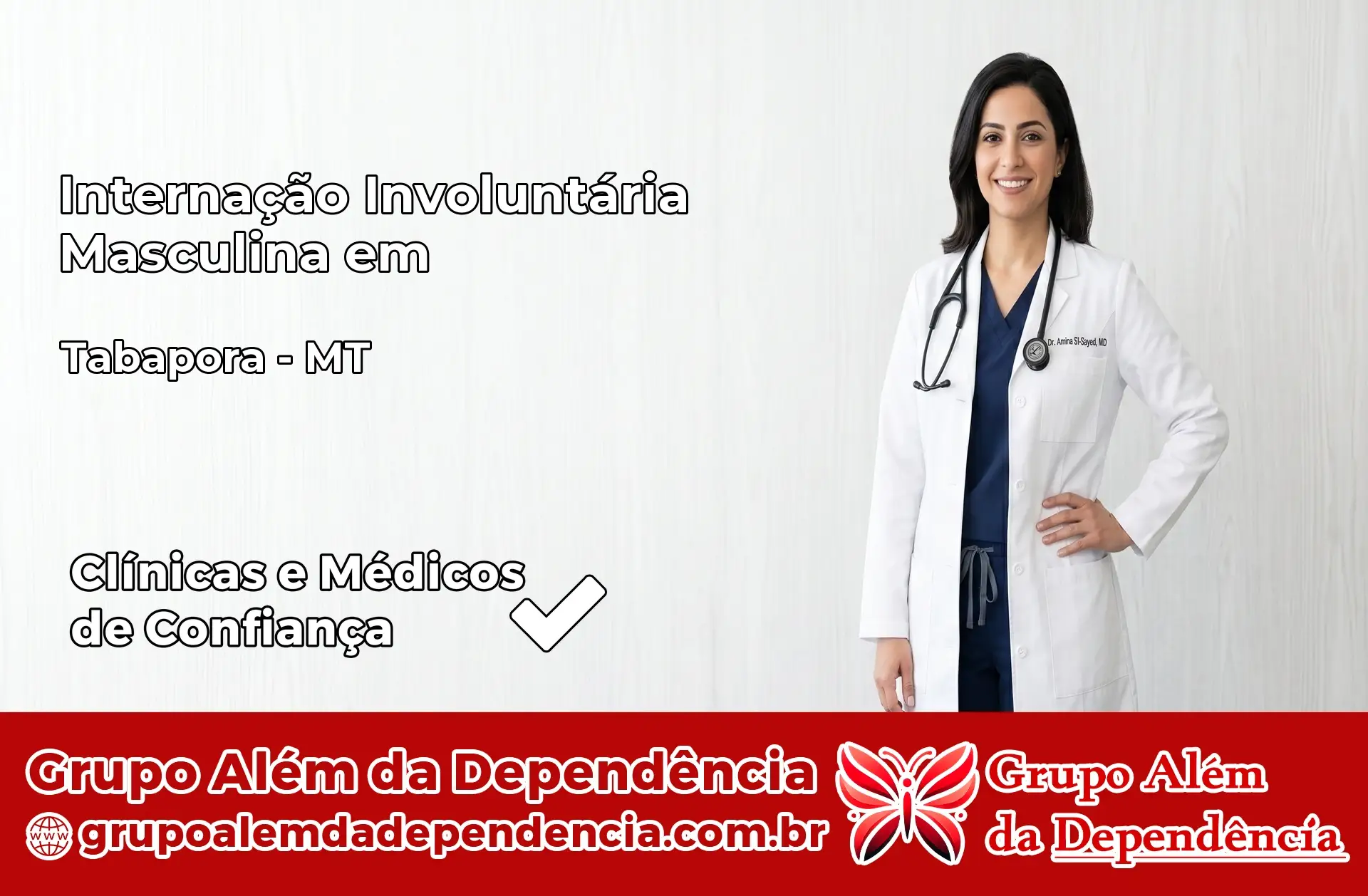 Internação Involuntária Masculina em Tabaporã – MT