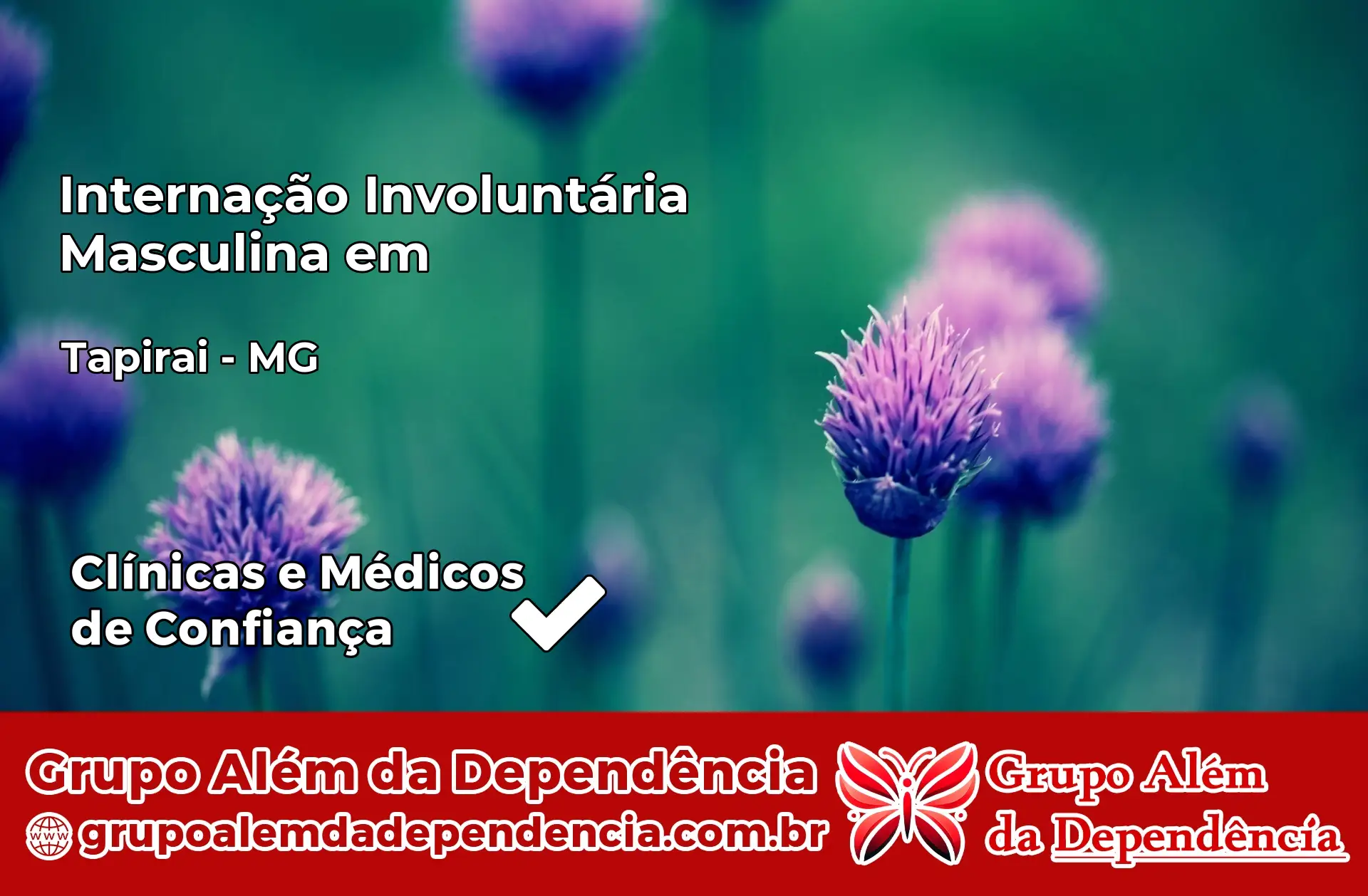 Internação Involuntária Masculina em Tapiraí – MG