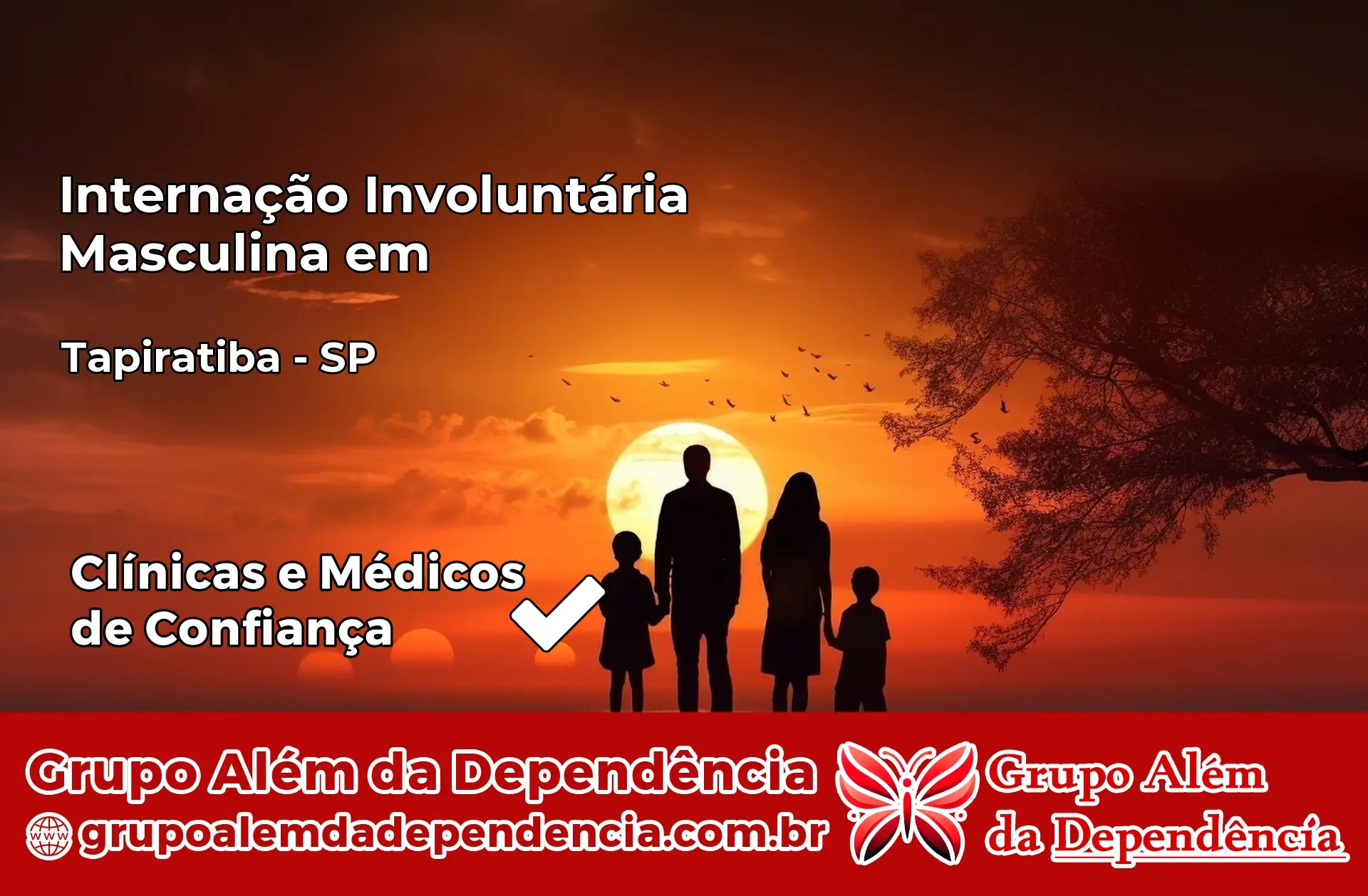 Internação Involuntária Masculina em Tapiratiba – SP