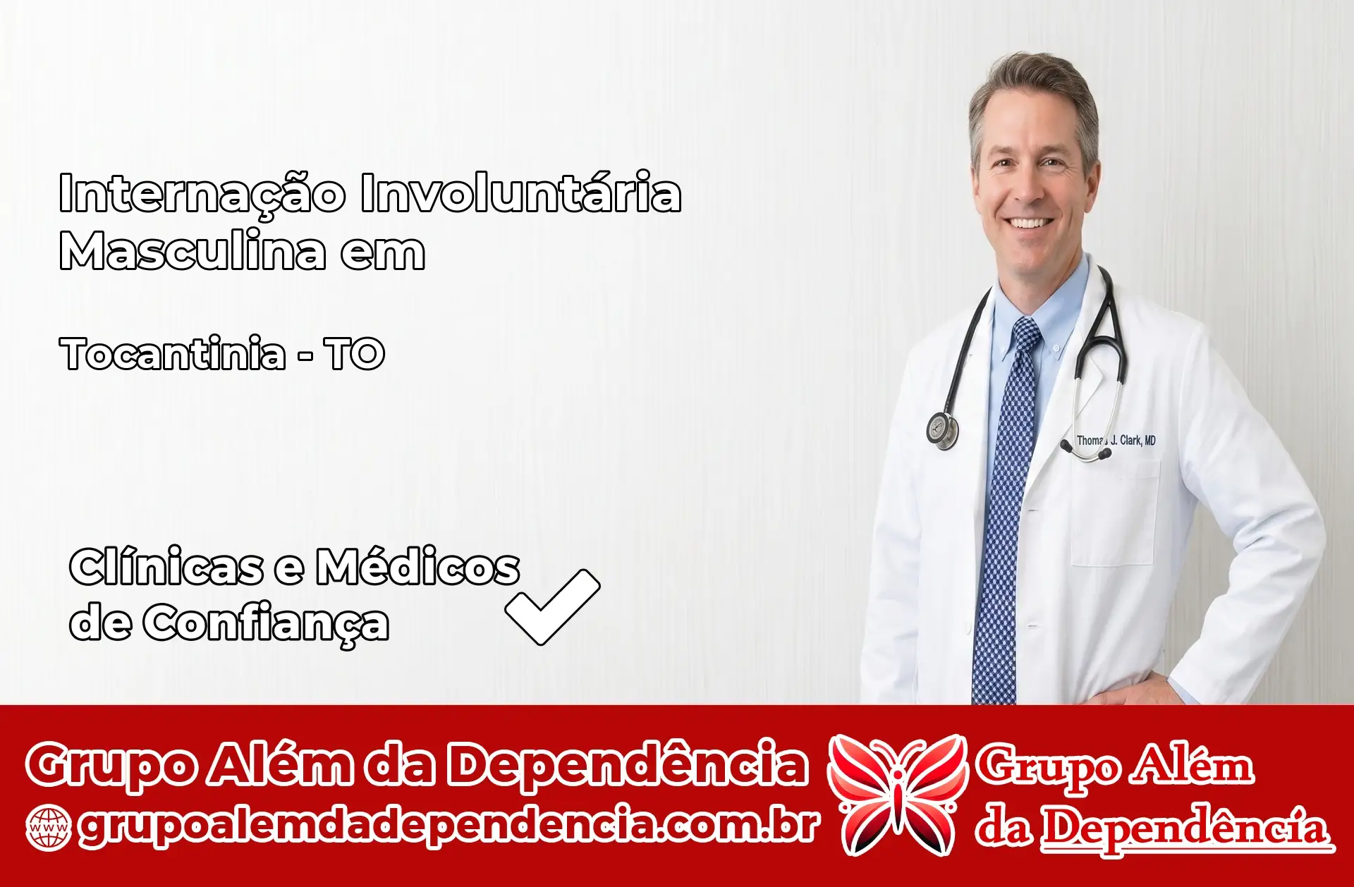 Internação Involuntária Masculina em Tocantínia – TO
