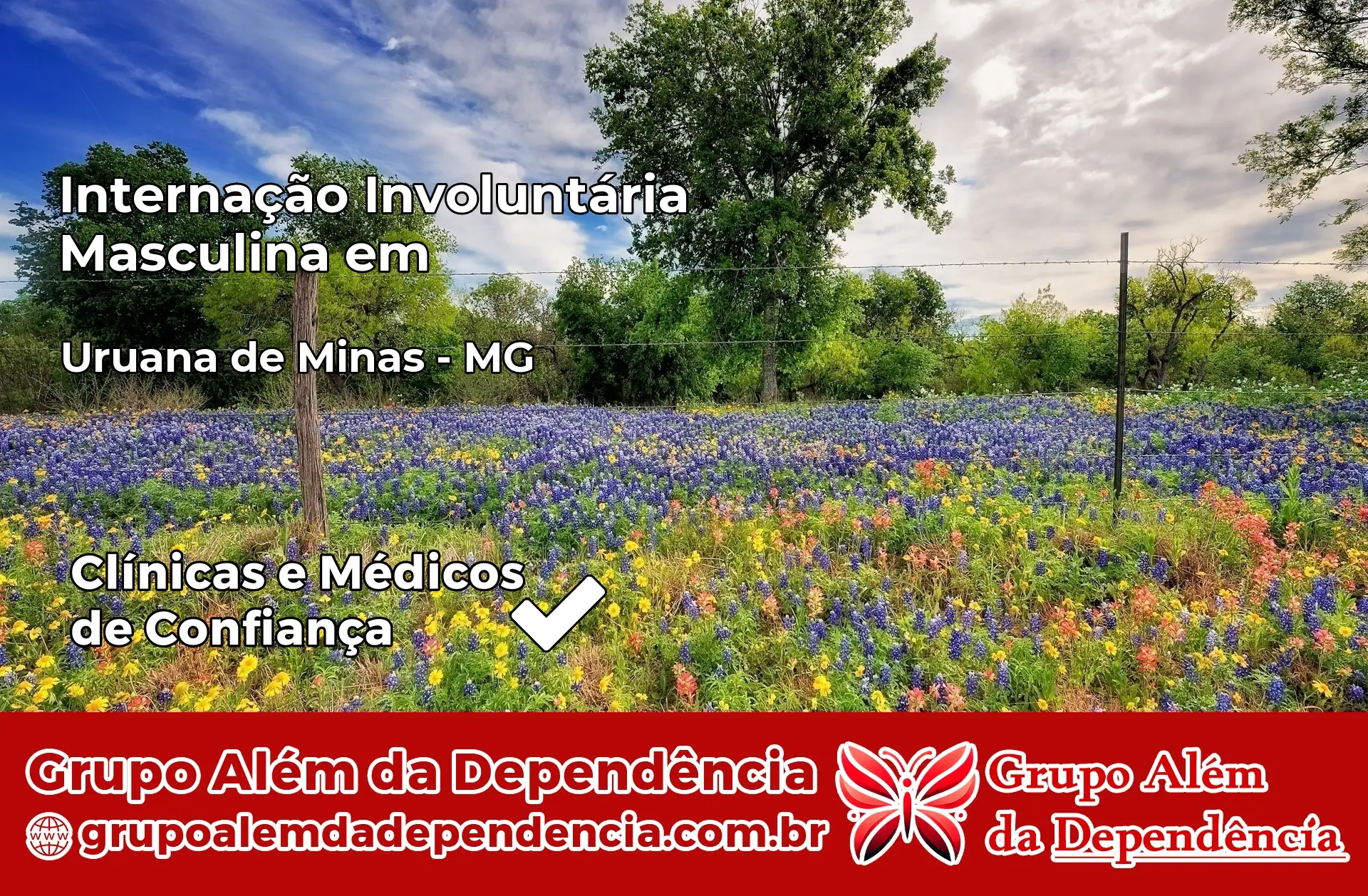 Internação Involuntária Masculina em Uruana de Minas – MG